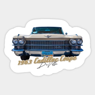 1963 Cadillac Coupe de Ville Sticker